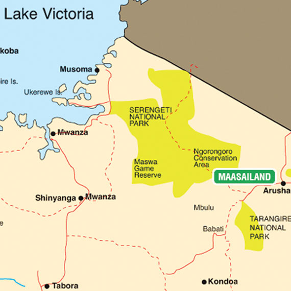 maasailand map 